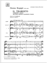 Il Tramonto Conducteur - RESPIGHI - Partition